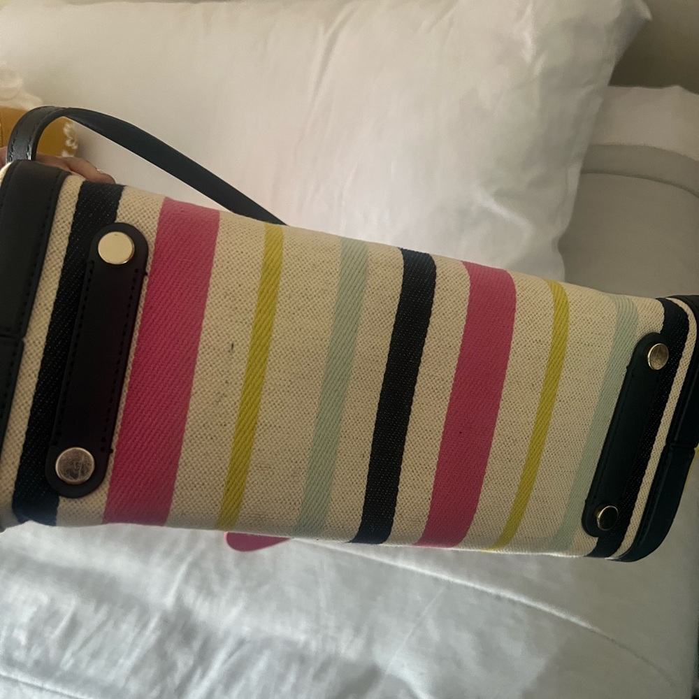 Kate Spade Striped Multicolor Tote Bag - Picture 7 of 8
